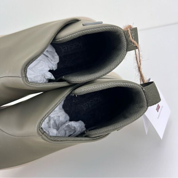 NWT Kastel Røros mud waterproof green rainboots Size 6 - Picture 13 of 16